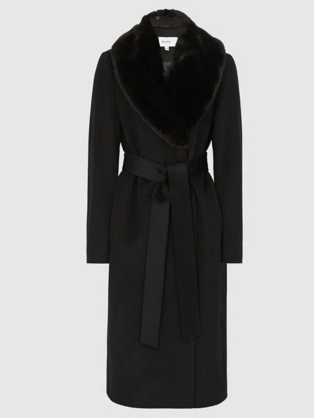 REISS | $798 Pacey Removable Collar Wool Coat